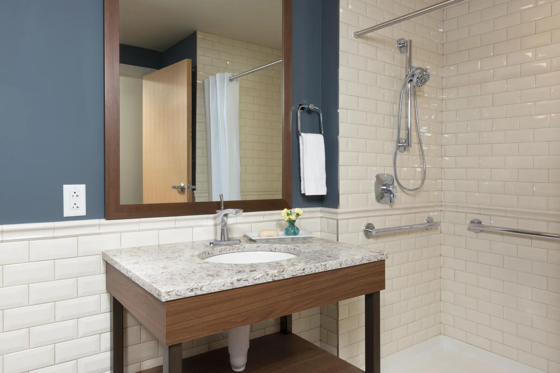 42" Angular Modern Decorative ADA Grab Bar