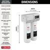 2-Stage Under Sink Advanced Water Filtration System