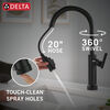 Touch2O&reg; Technology Kitchen Faucet with Touchless Technology