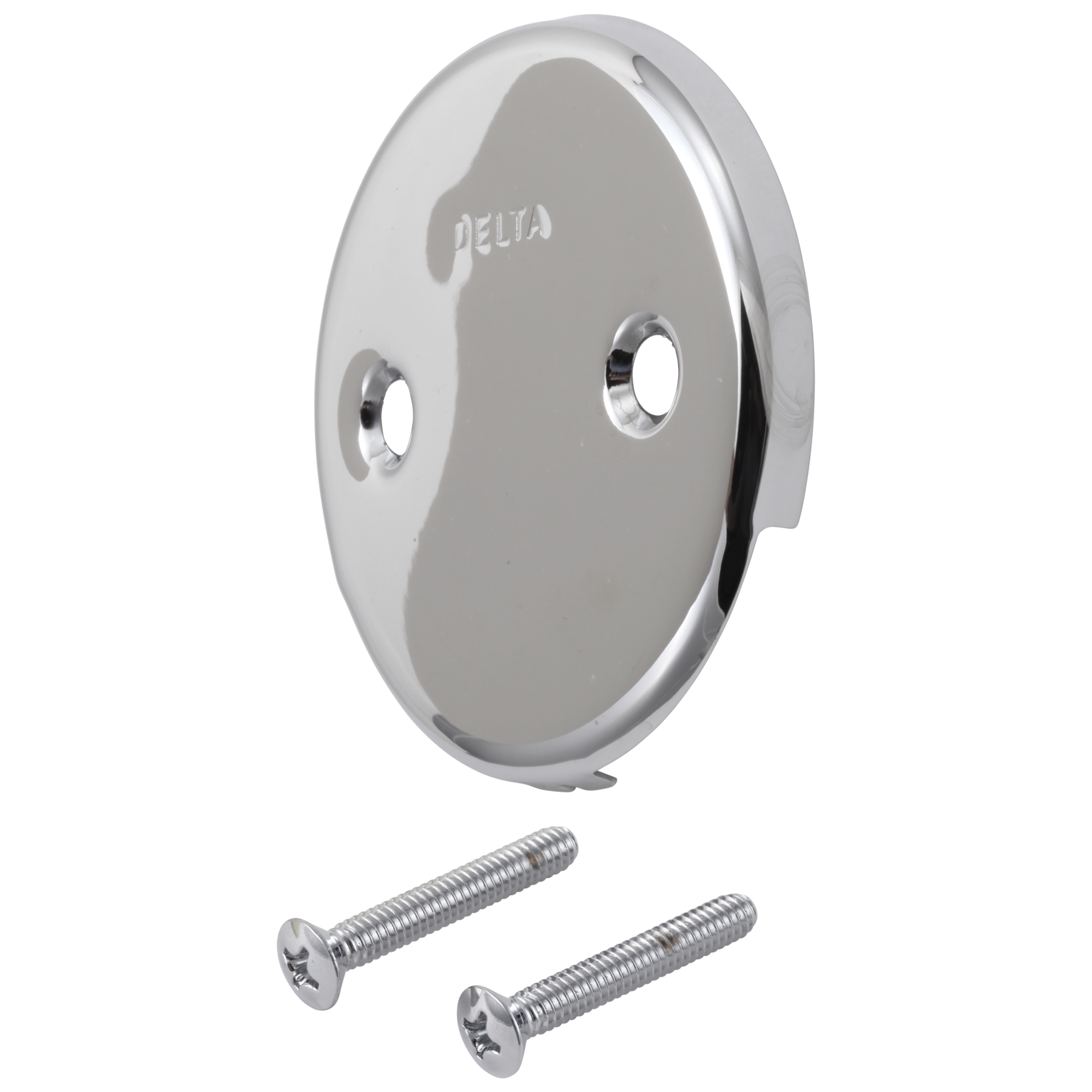 Overflow Plate & Screws - No Trip Lever