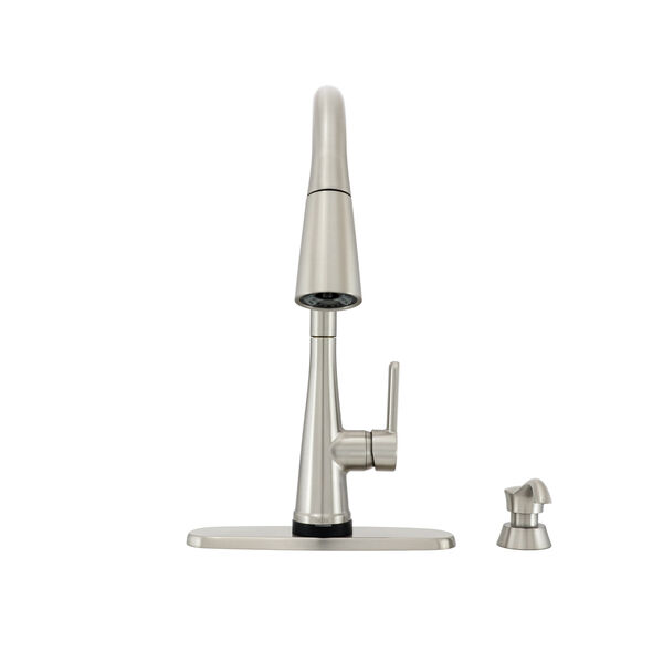 Single Handle Pull-Down Kitchen Faucet with Soap Dispenser and Touch<sub>2</sub>O&reg; Technology Technology
