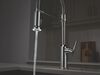 Single Handle Pull-Down Kitchen Faucet With Spring Spout