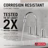 Two Handle Widespread Pull-Down Bathroom Faucet