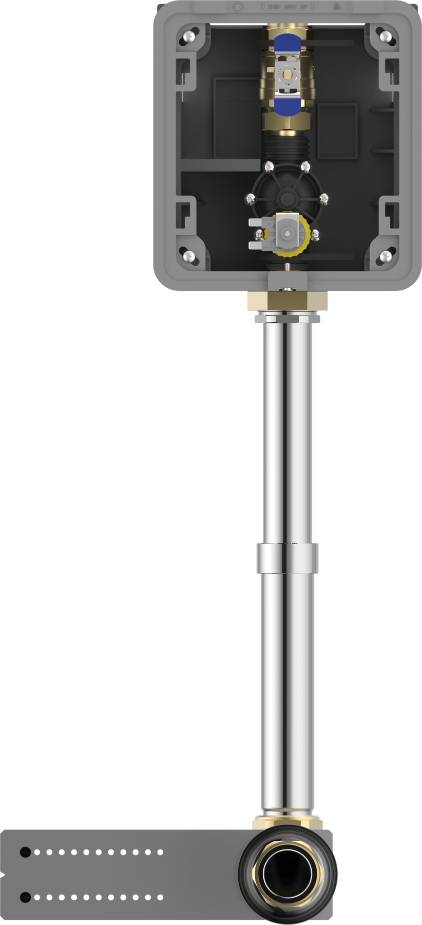 E-CONCEALED FLUSH VALVE RI, WC, image 1