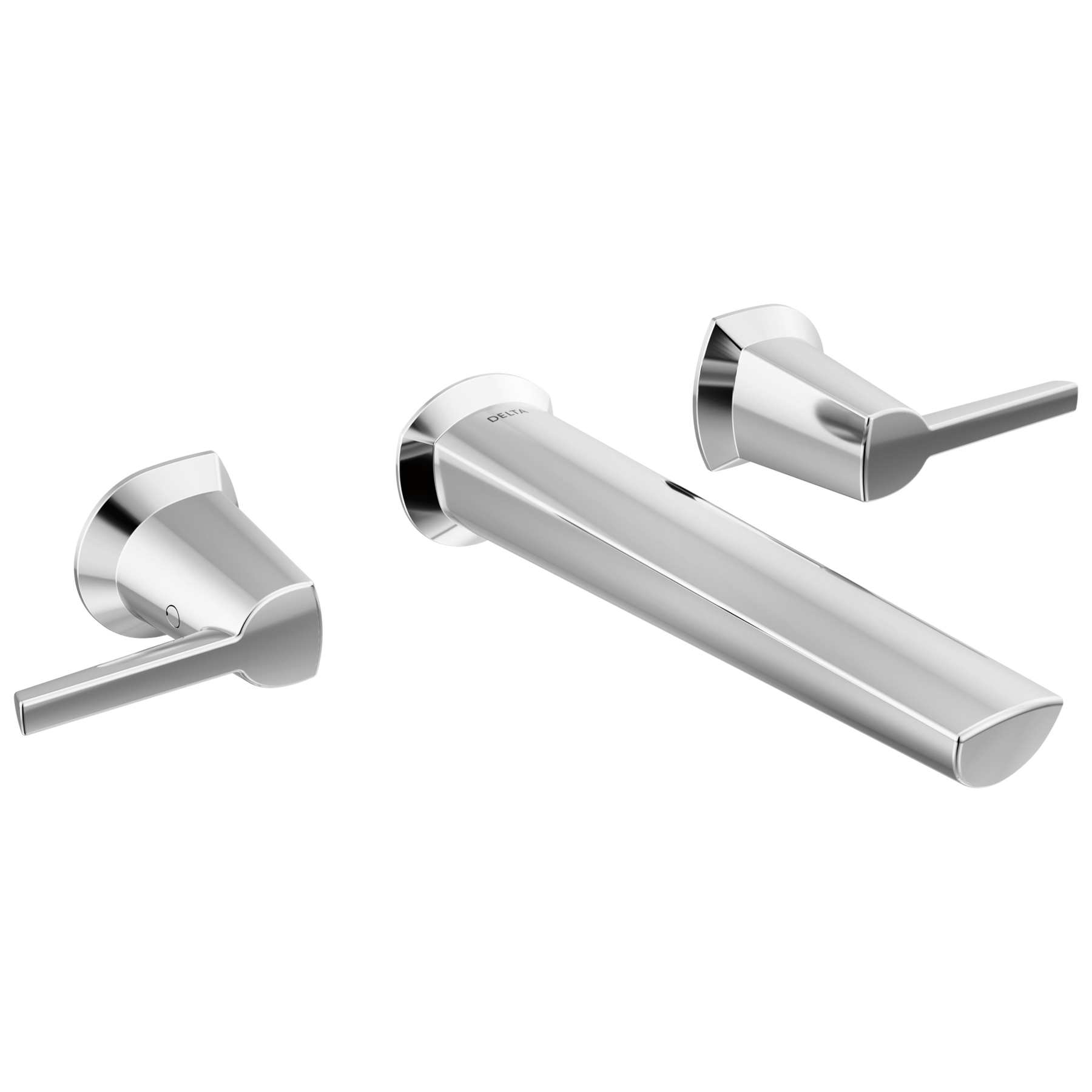 Two Handle Wall Mount Bathroom Faucet