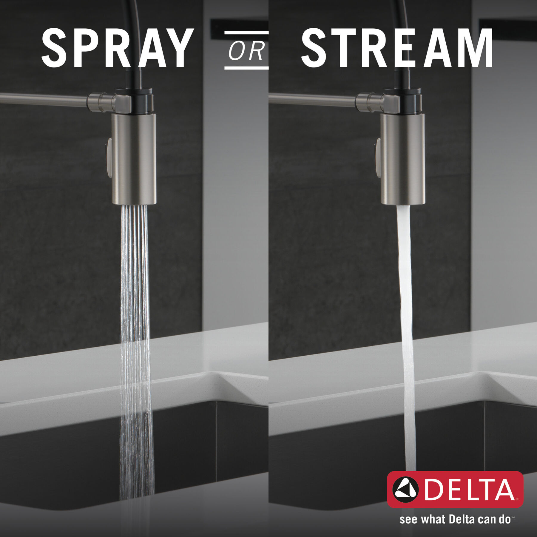 Single-Handle Pull-Down Spring Kitchen Faucet (Recertified), image 5