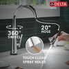 Touch<sub>2</sub>O® Technology Kitchen Faucet with Touchless Technology