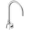 Deckmount Electronic SE Gooseneck Faucet, Battery, 0.5gpm