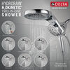 HydroRain® H<sub>2</sub>Okinetic® 5-Setting Two-in-One Shower Head