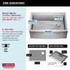 30&rdquo; Retrofit Farmhouse Apron Front 16 Gauge Stainless Steel Single Bowl Kitchen Sink for Undermount / Drop-In Installation with Accessories