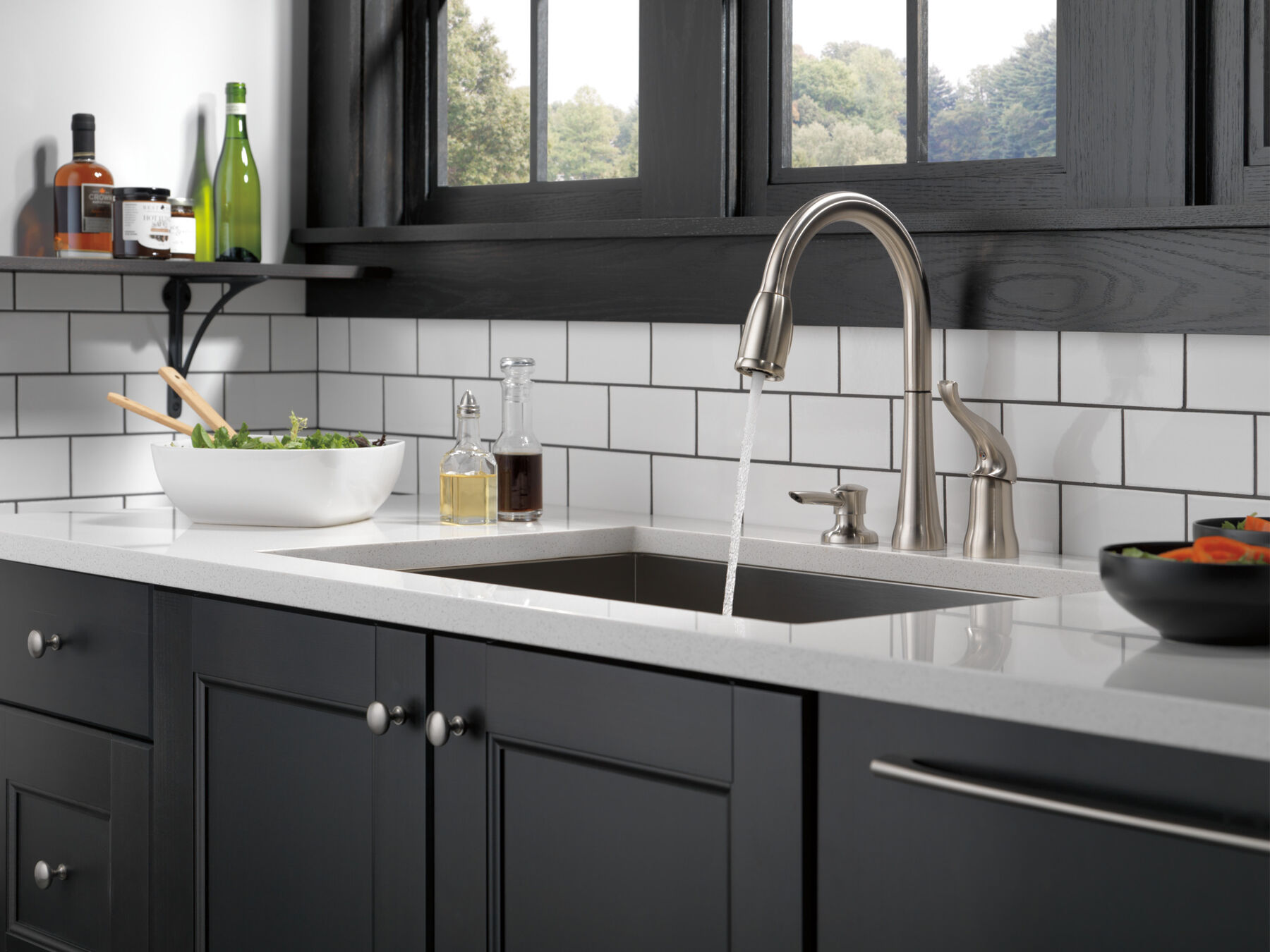 Pull-Down Kitchen Faucet 1L w/Soap (Recertified), image 6