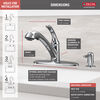 Single Handle Pull-Out Kitchen Faucet with Soap Dispenser