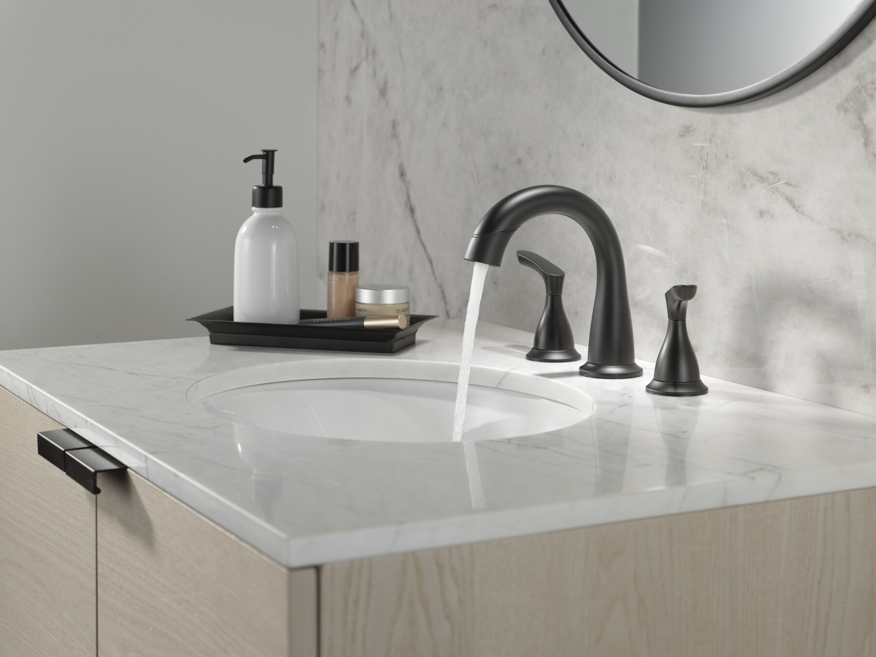 Two Handle Widespread Pulldown Bathroom Faucet (Recertified), image 8