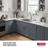 33” Stainless Steel Workstation Kitchen Sink Drop-In Undermount Single Bowl with WorkFlow™ Ledge and Accessories