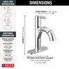 Single Handle Pull-Down Bathroom Faucet