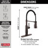Single-Handle Pull-Down Spring Kitchen Faucet