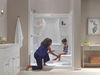 Procrylic Seated Shower Kit 60"x32" Left Drain