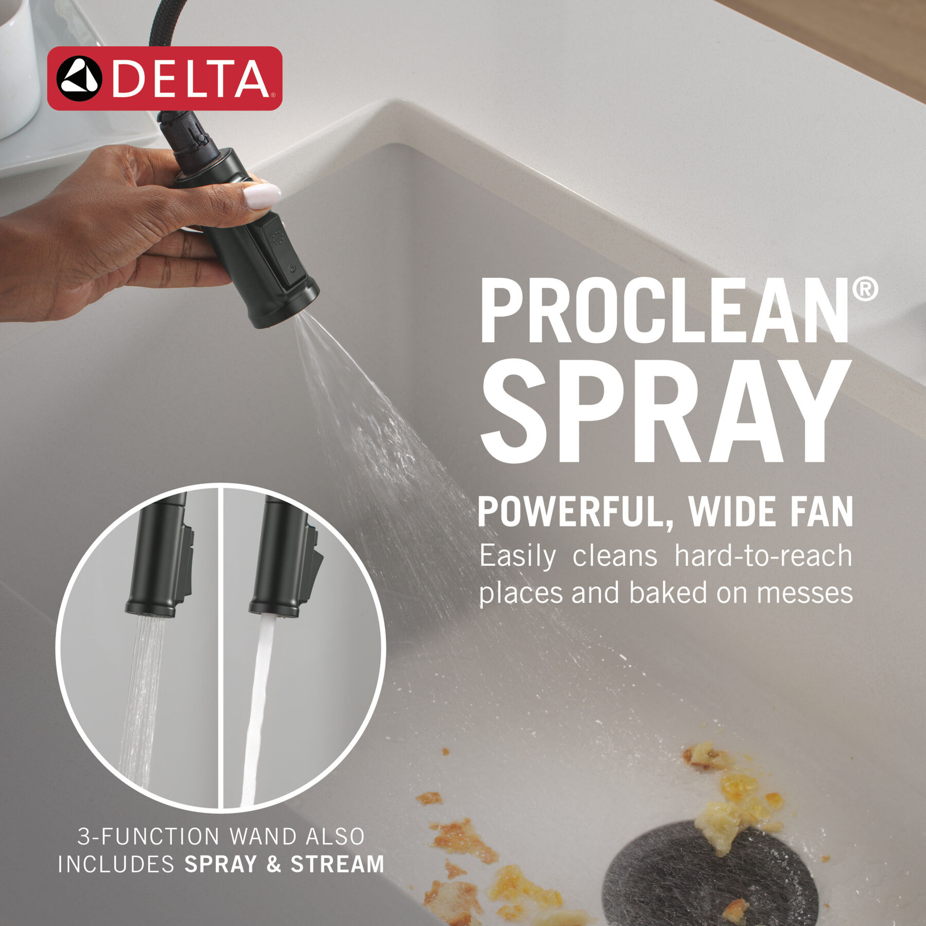 Single Handle Pull-Down Kitchen Faucet, image 5