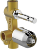 Rough-In with Push Button Diverter