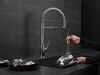 Single-Handle Pull-Down Spring Kitchen Faucet