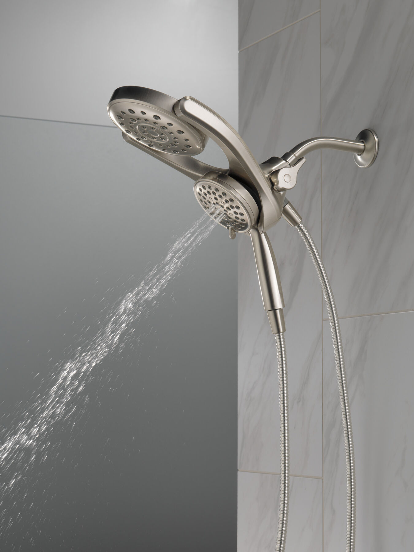 HydroRain® 4-Setting Two-in-One Shower Head (Recertified), image 10