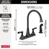 Two Handle Kitchen Faucet with Spray