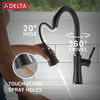 Single Handle Pull-Down Kitchen Faucet with Soap Dispenser and ShieldSpray Technology