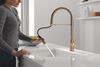 Single-Handle Pull-Down Spring Kitchen Faucet