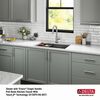 32&rdquo; Undermount 16 Gauge Workstation Kitchen Sink Single with WorkFlow&trade; Ledge and Accessories