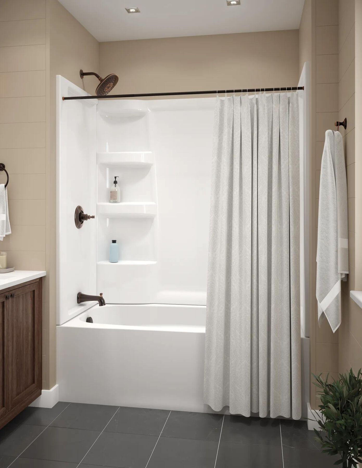 ProCrylic 60 in. x 30 in. Bathtub Surround
