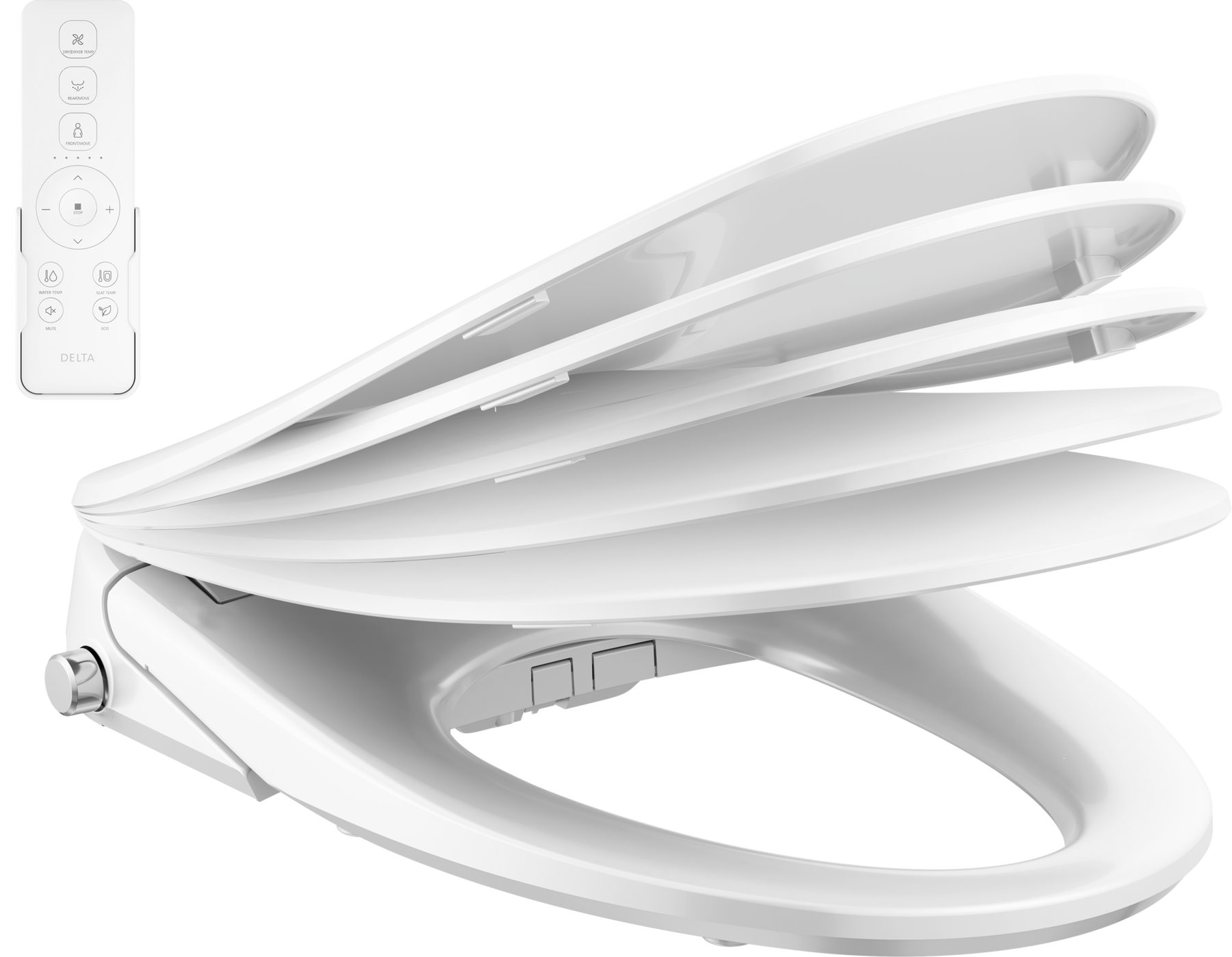 Premium Elongated Electric Bidet Toilet Seat, image 20