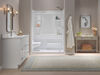 Procrylic Seated Shower Kit 60"x32" Right Drain