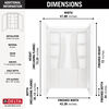 48"x34" Classic 500 Shower Wall