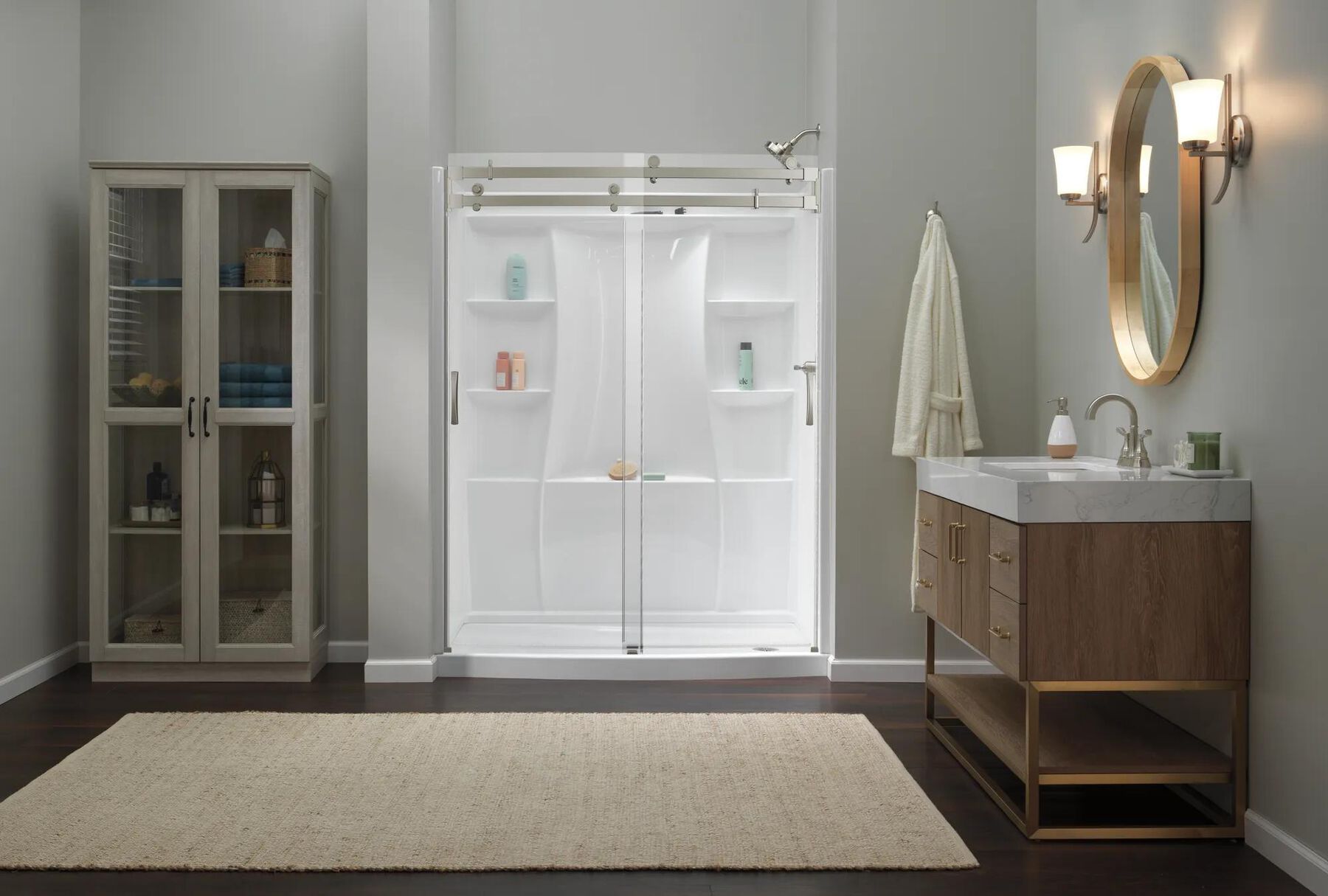 60"x32" Classic 500 Shower Wall