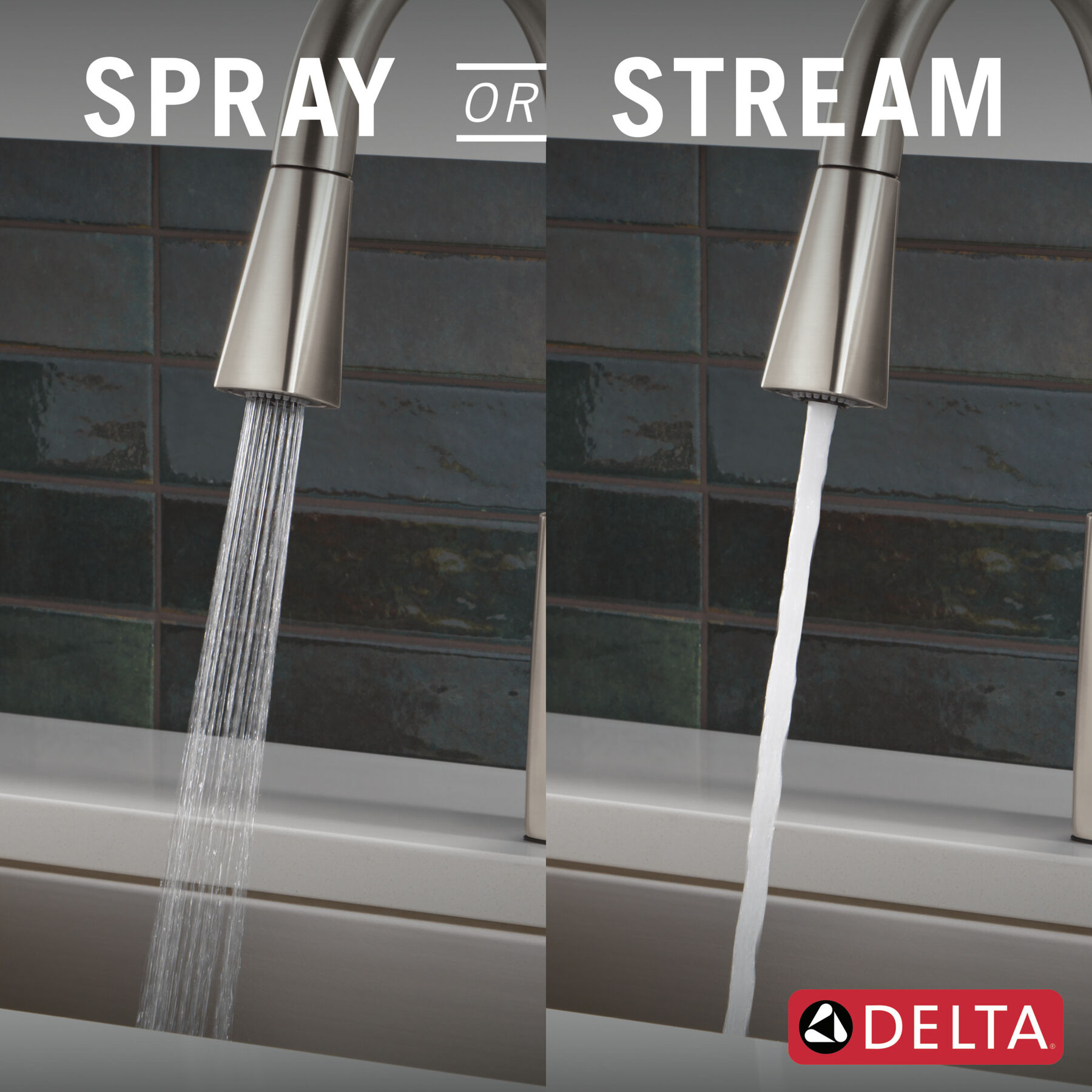 Single Handle Pull-Down Kitchen Faucet, image 4
