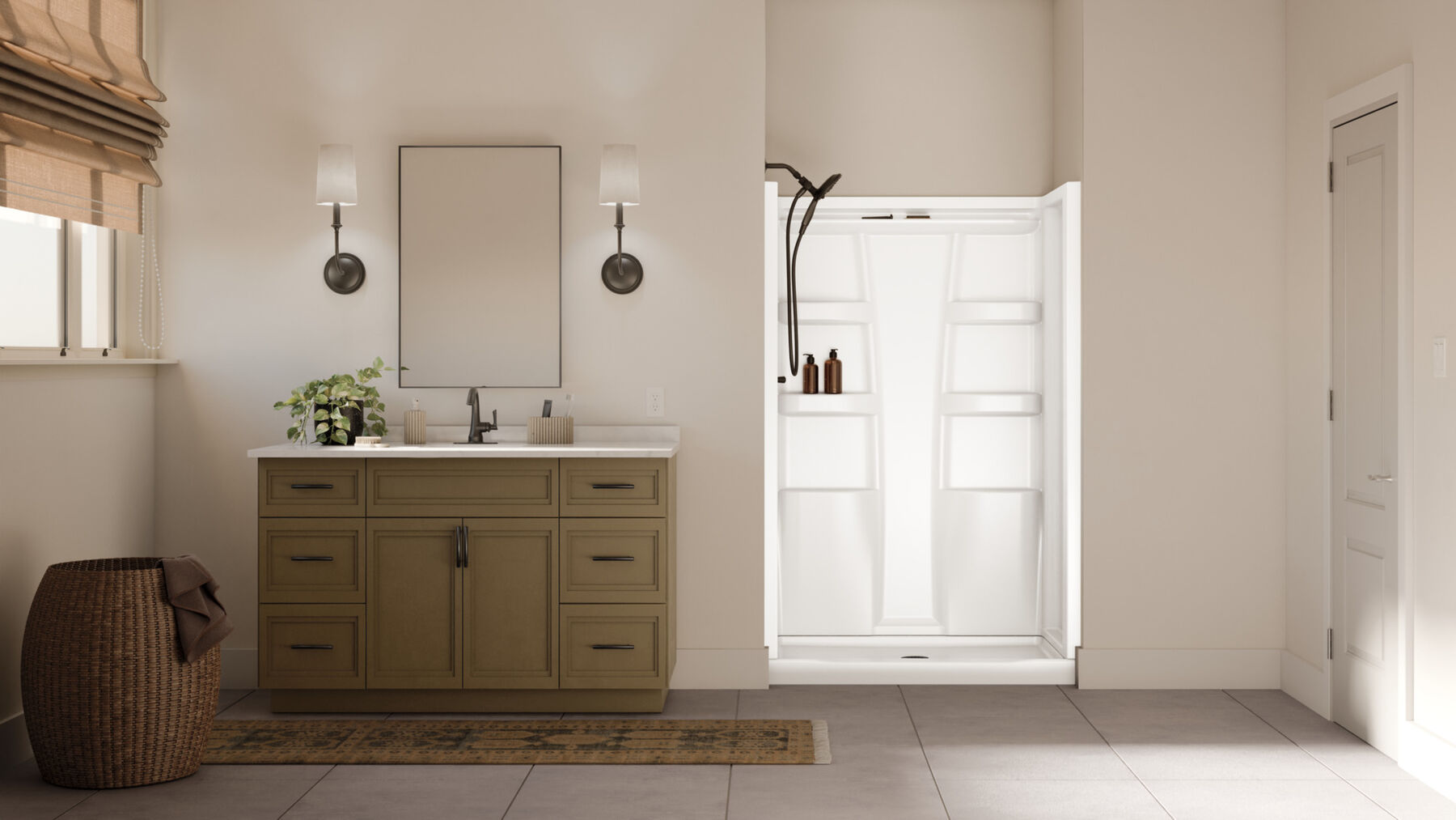 ProCrylic 48 in. Shower Surround, image 1