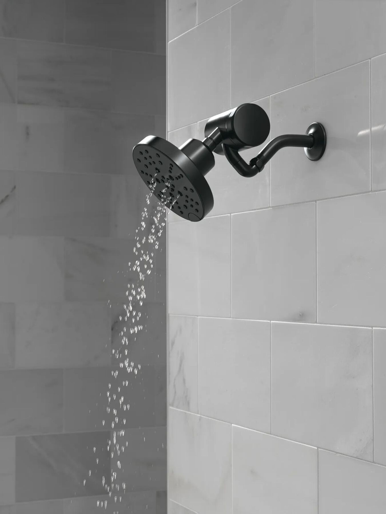 H<sub>2</sub>Okinetic&reg; 5-Setting Contemporary Raincan Shower Head