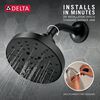 H<sub>2</sub>Okinetic&reg; 5-Setting Contemporary Raincan Shower Head