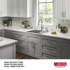 25” Stainless Steel Workstation Kitchen Sink Drop-In Undermount Single Bowl with WorkFlow™ Ledge and Accessories