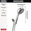 6-Setting Hand Shower with Cleaning Spray - 2.5 GPM