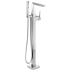 Single Handle Floor Mount Tub Filler Trim
