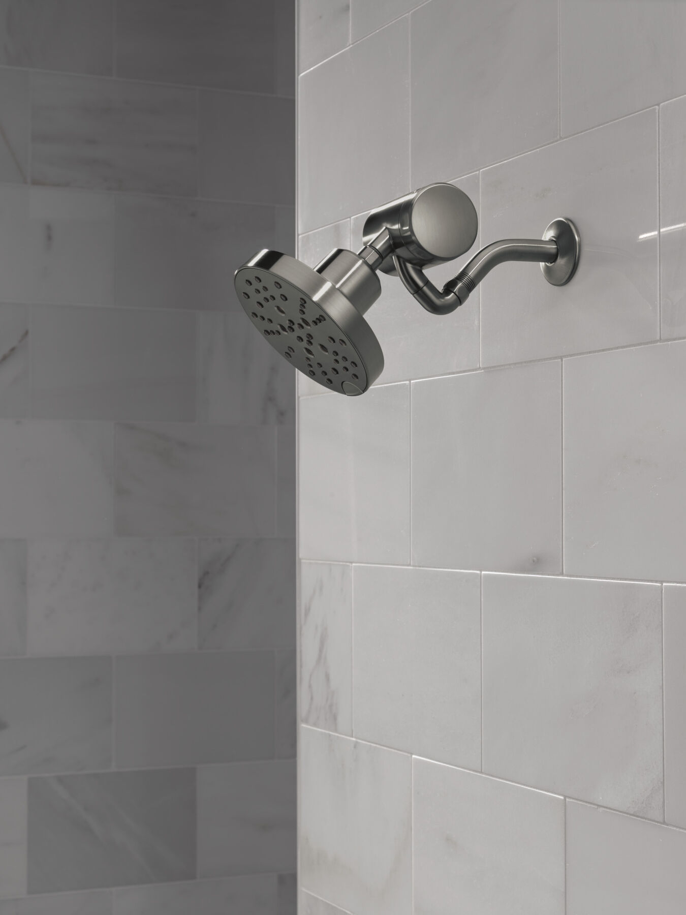 H<sub>2</sub>Okinetic® 5-Setting Contemporary Raincan Shower Head, image 6
