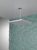 Single-Setting Metal Raincan Shower Head