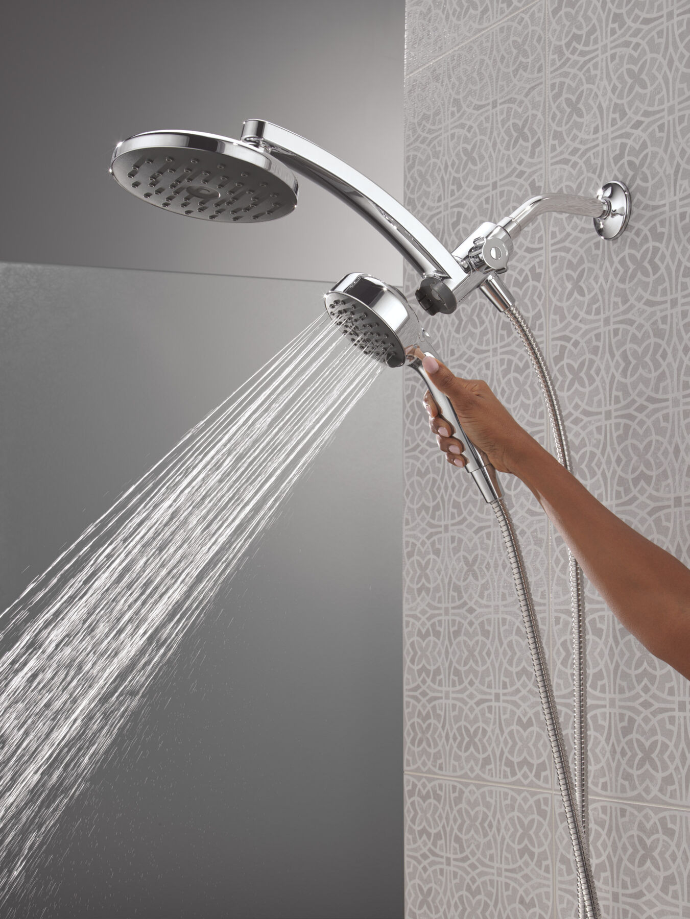 PivotPro™ 3-in-1 Combination Shower with TouchClean® Spray Face, image 16