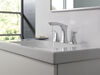 Two Handle Widespread Bathroom Faucet - Metal Pop-Up