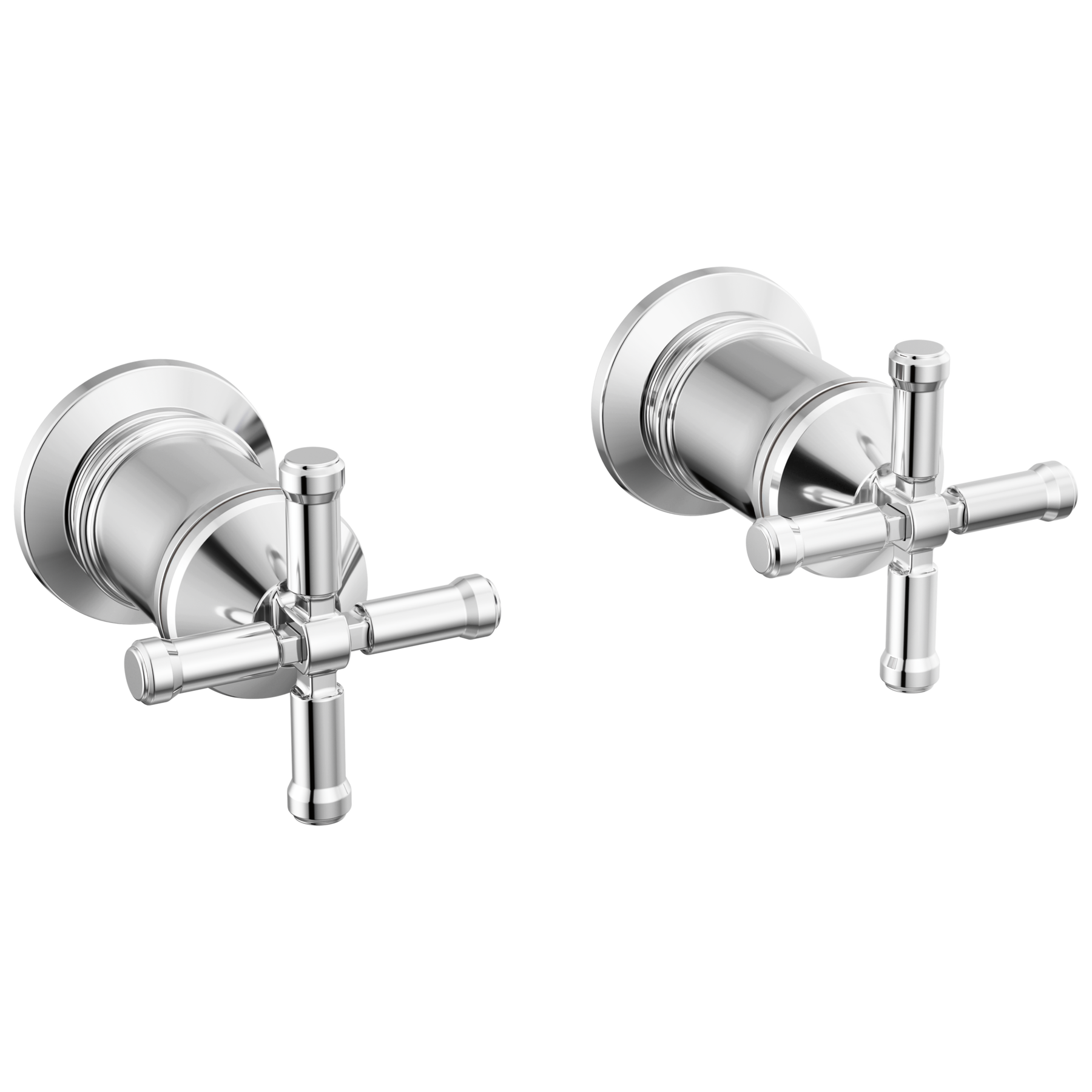 Wall Mount Tub Filler Handle Kit-Cross