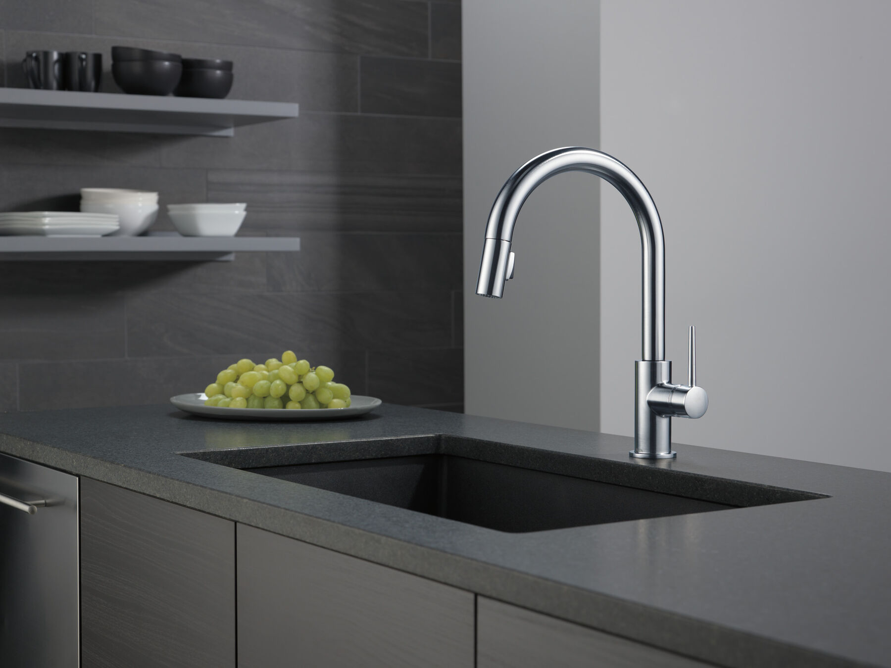 Single Handle Pull-Down Kitchen Limited Swivel, image 8