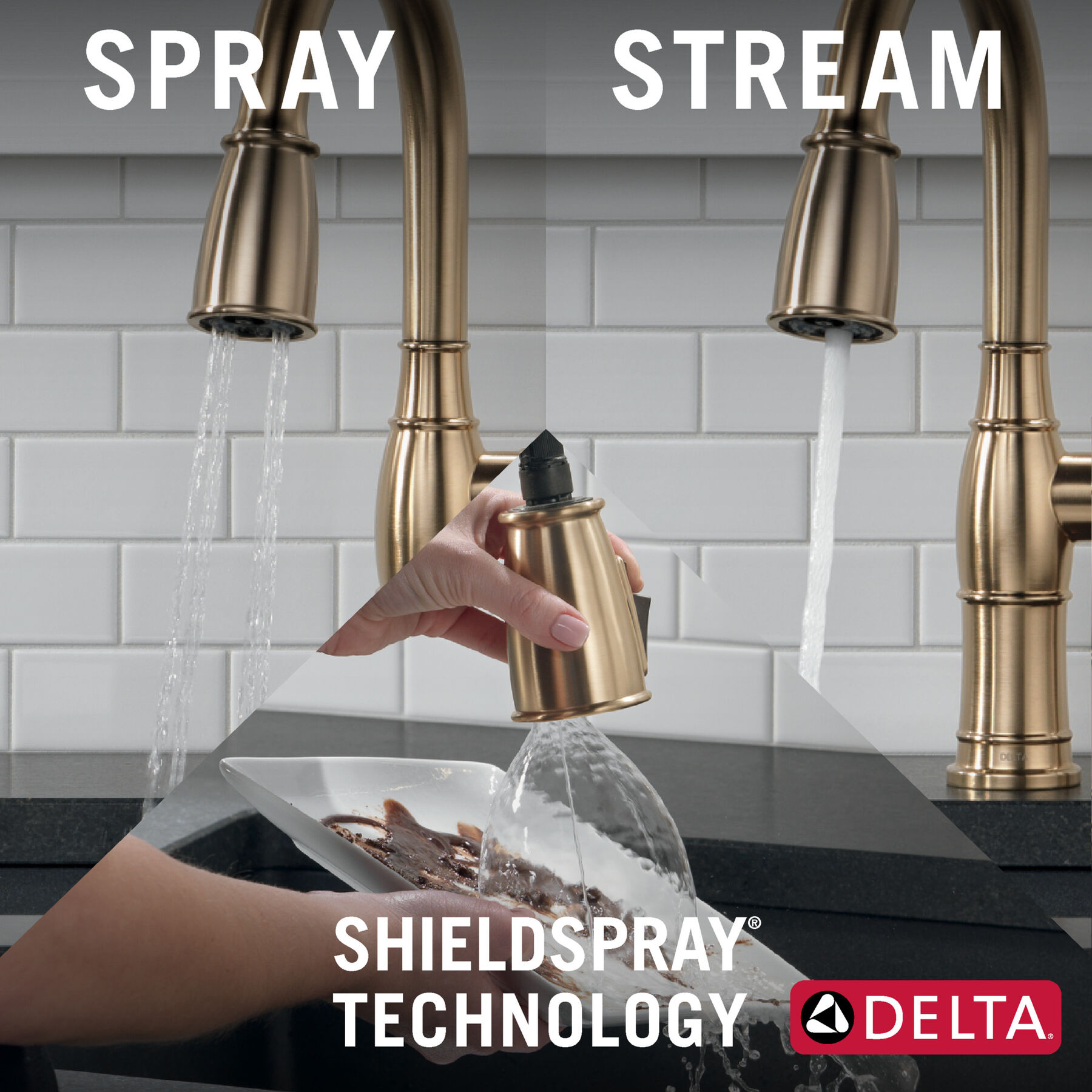 Pull-Down Kitchen Faucet w/Soap (Recertified)