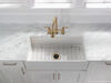 Two Handle Pull-Down Bridge Kitchen Faucet