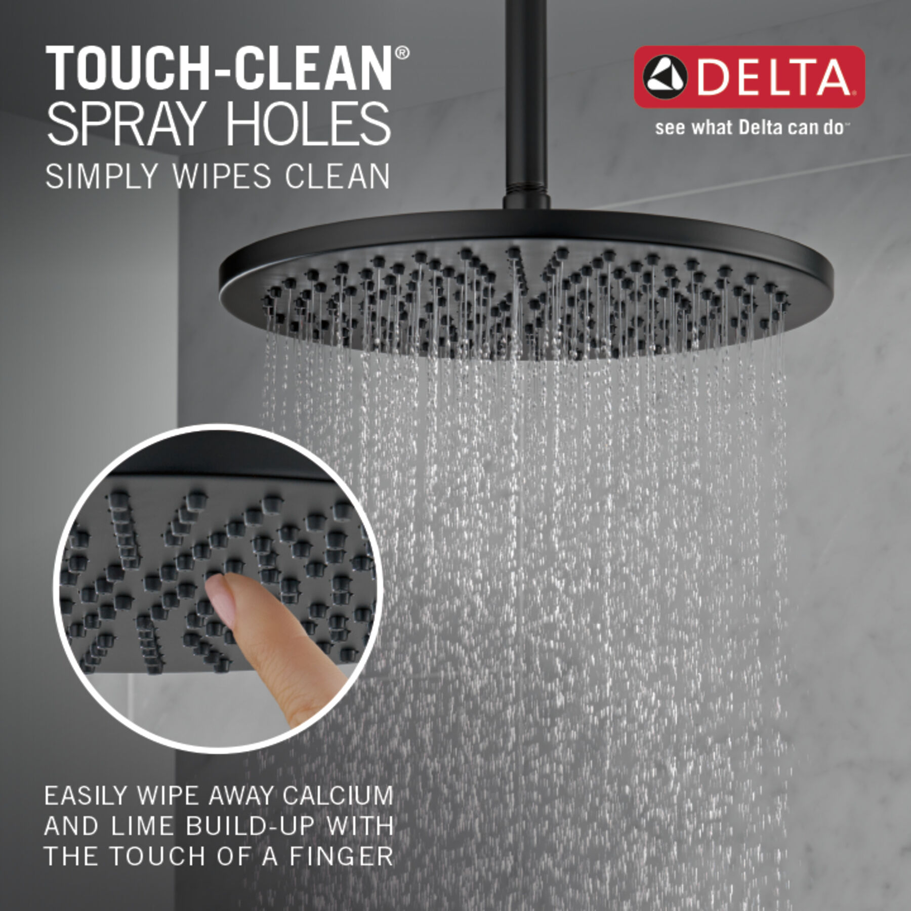 Single-Setting Metal Raincan Shower Head, image 3
